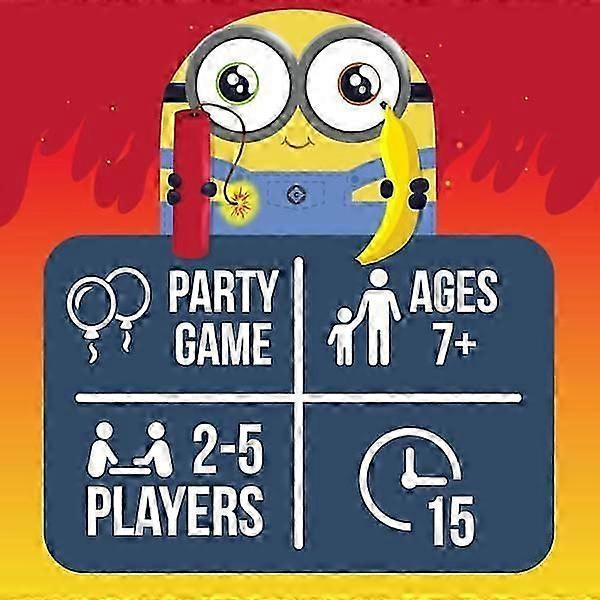 Exploding Kittens Exploding Minions - Card game for adults, teens & kids - Fun family games - A Russian roulette card game