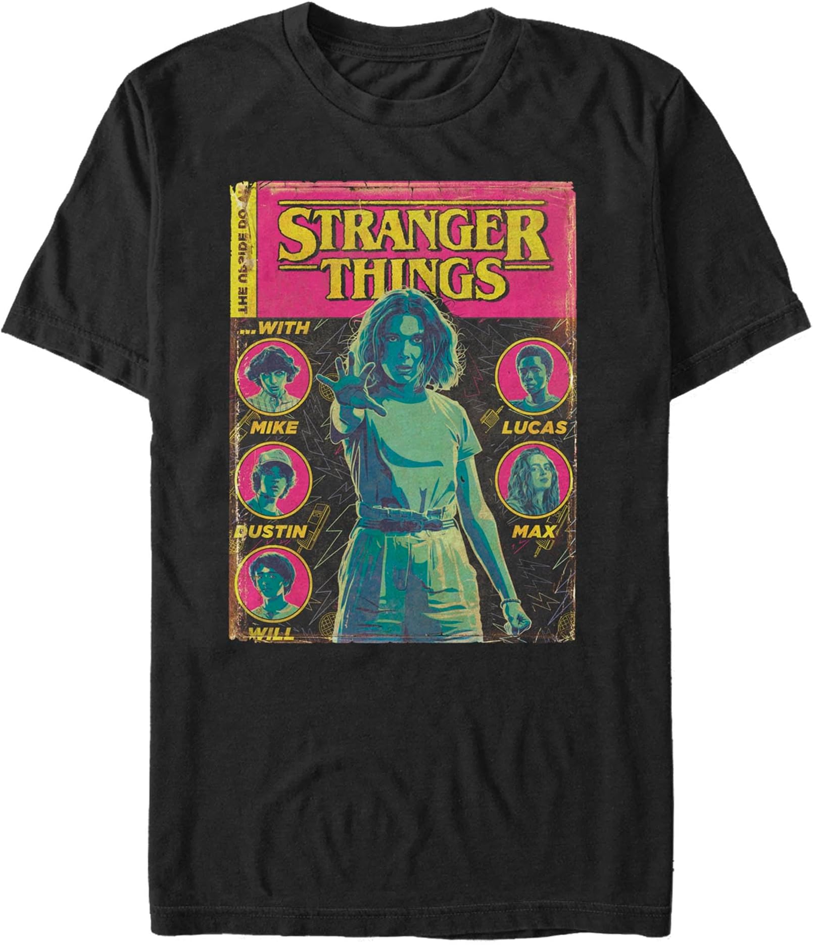 Stranger Things Men s Comic Cover T-Shirt S