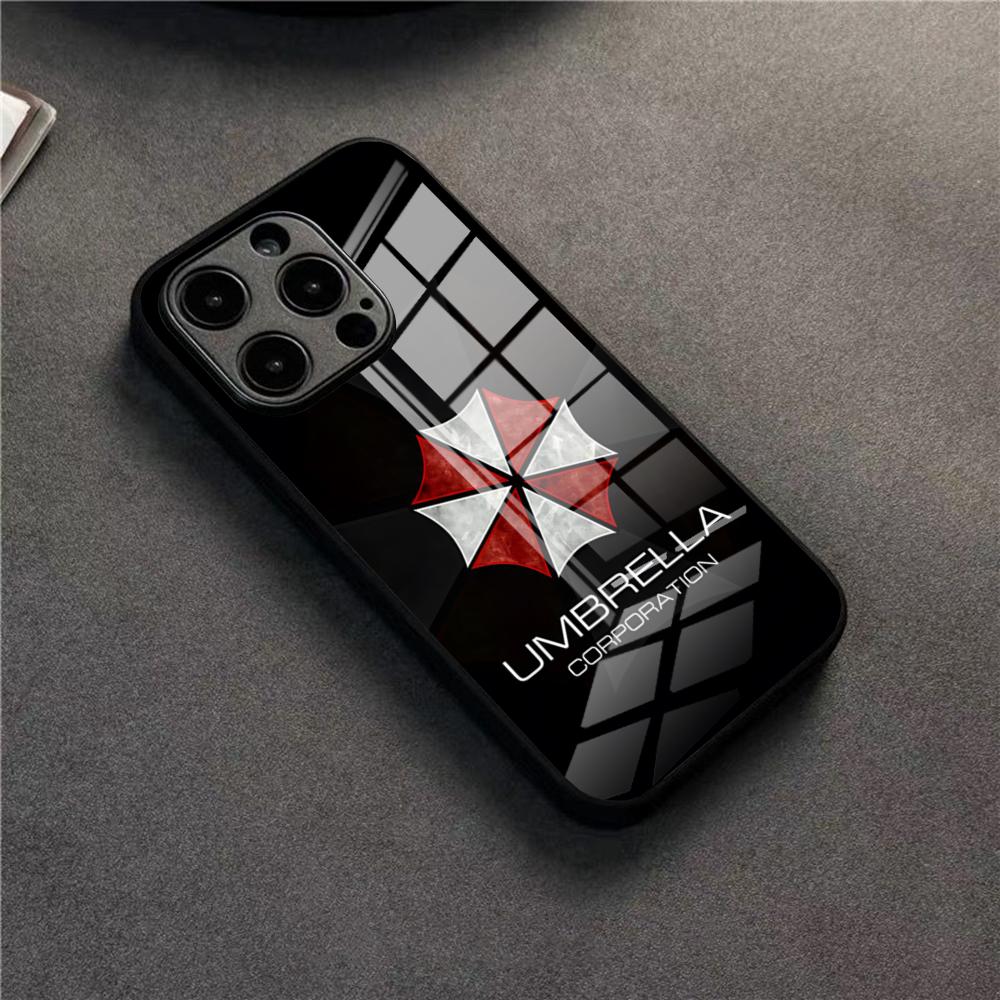 Umbrella Corporation Phone Case For 17 Pro Max IPhone 16 Pro 14 12 11 13 Mini X XR XS 15 Plus SE Glass Cover