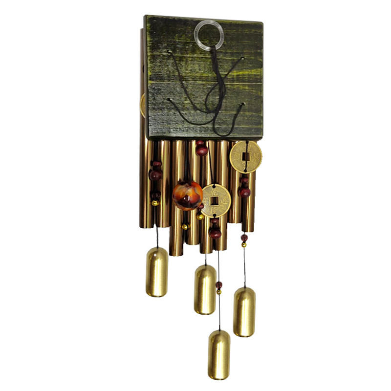Vintage Hanging Decoration Wind Chimes Antique Crafts Yard Home Ornaments Copper Bells