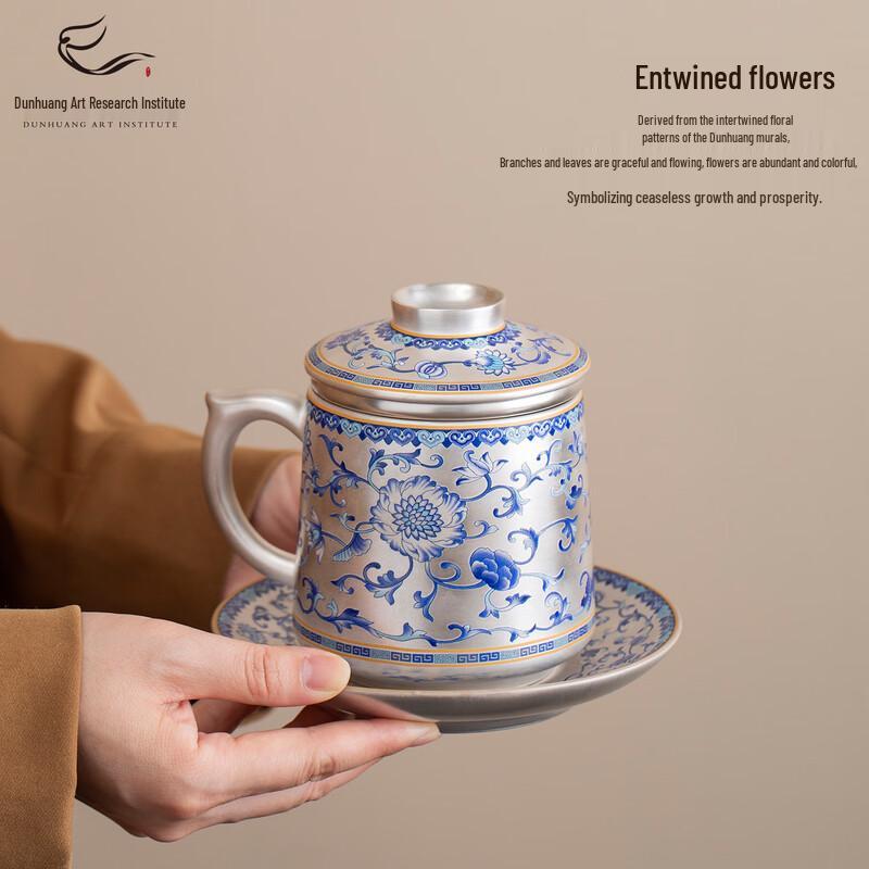 Palace Gift Dunhuang Art Ceramic Office Mug Set