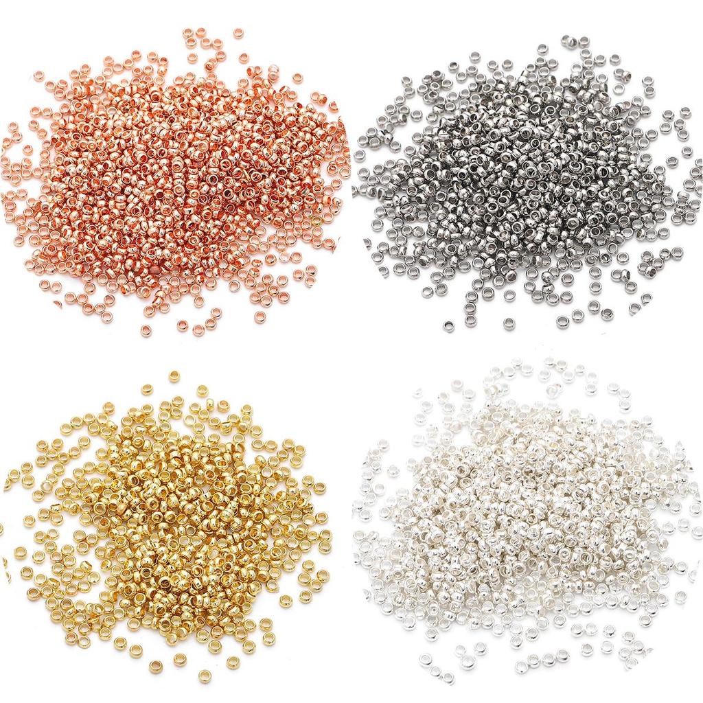 100PCS/Bag Copper Beads For DIY Handmade Jewelry