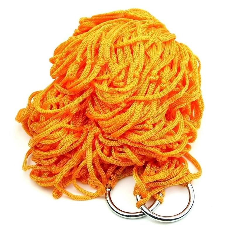 Buy Nylon Hammock Hanging Mesh Portable Sleeping Bed Swing at affordable prices — free shipping