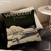Weezer Music Band 4545cm Cushion Cover Pillow Cover Decor Pillowcase Home Pillowcase For Couch Pillow