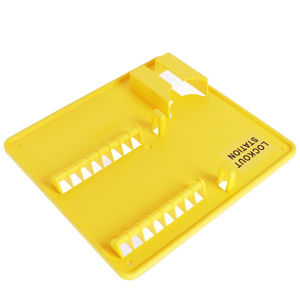 Safety Lockout Station Wall Mounted Power Isolation Engineering Plastic Lock Management Station