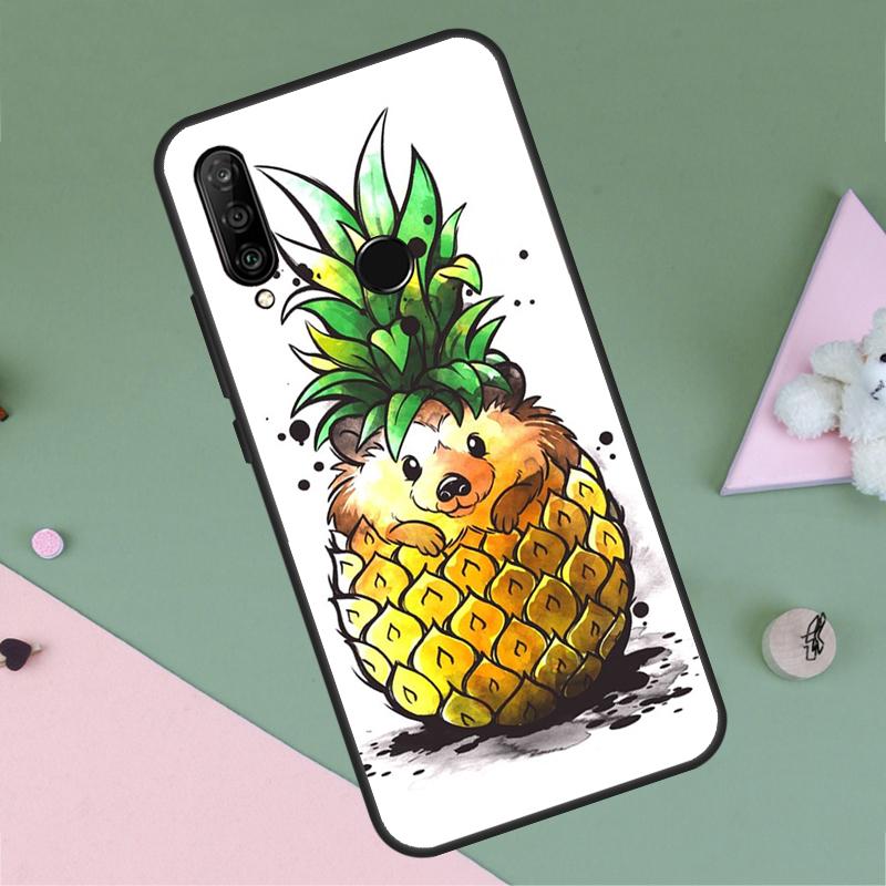 Animal Hedgehog For Huawei P40 P20 P30 Lite P60 Pro Nova 10 9 SE 5T 12i 12s 11i Y91 Y90 Y60 Y70 Y72 Y61 Case
