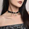 Elegant Choker With Twin Bell Charm Accent Fashion Decoration for Distinctive Look In Any Social Gathering Daily Use
