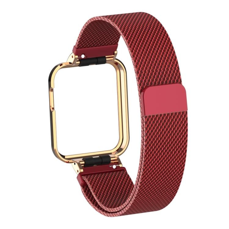 For Xiaomi Mi Watch Lite / Redmi Watch Milanese Magnetic Metal Watchband