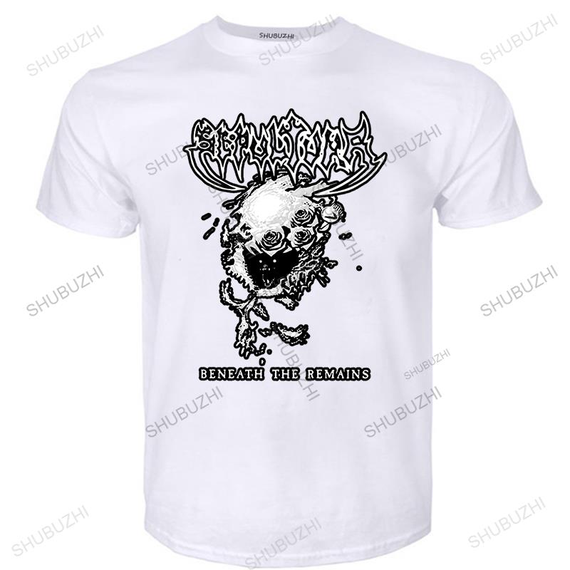Mens luxury cotton T shirt short sleeve high quality tees tops Sepultura Beneath The Remains teeshirt unisex tshirts oversized