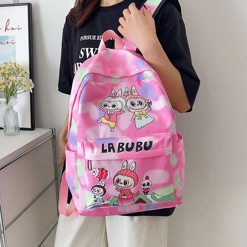 School Bag New Large-capacity Cartoon School Bag Cute Primary School Backpack Casual Lightweight Bag CLE