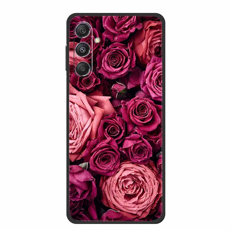 Funda For Samsung A17 Back Cover Case Fashion Black Silicone TPU Soft Phone Case For Samsung Galaxy A17 2025 Case A 17 Coque Bag