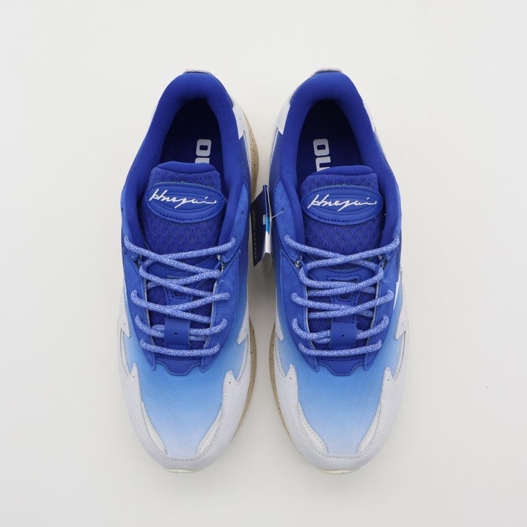 D1GA241001 Hiroshi Nagai Mizuno Wave Rider I2 Blue White Sand Beige (Men's)