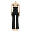 X3717 Sexy Jumpsuit: Gerade Hosen, Lässiger Chic für Europa & Amerika