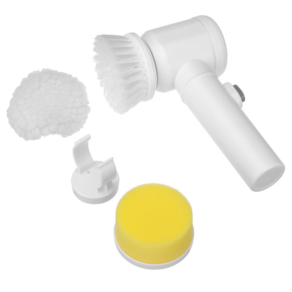 

Wireless Electric Cleaning Brush Multi functional Power Scrubber for Kitchen Bathroom Dishes Pots Pans белый