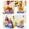Press Type Ice Cube Mold No Touch Design Ice Make Bottle Cooling Cup Water Bottle  Summer