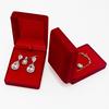 Necklace,Jewelry Box,Velvet Interior,Bracelet and Earring Accessory Storage Box,Suitable for Valentine's Day and Spring Festival