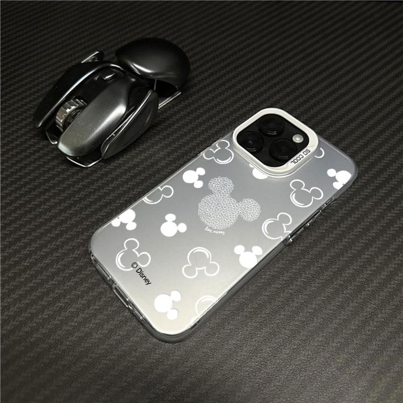 Roztomilý Avatarový Kryt s Myškou Mickey pro Apple iPhone 17 Air 16E 16 15 14 13 12 mini 11 8 7 Pro Max Plus Barevný Kryt na Telefon