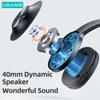 USAMS TWS Wireless Bluetooth 5.0 Cuffie Over-ear HIFI Auricolari Stereo Bassi Profondi Pieghevoli Durata della Batteria 100h Cuffie per iPhone Android