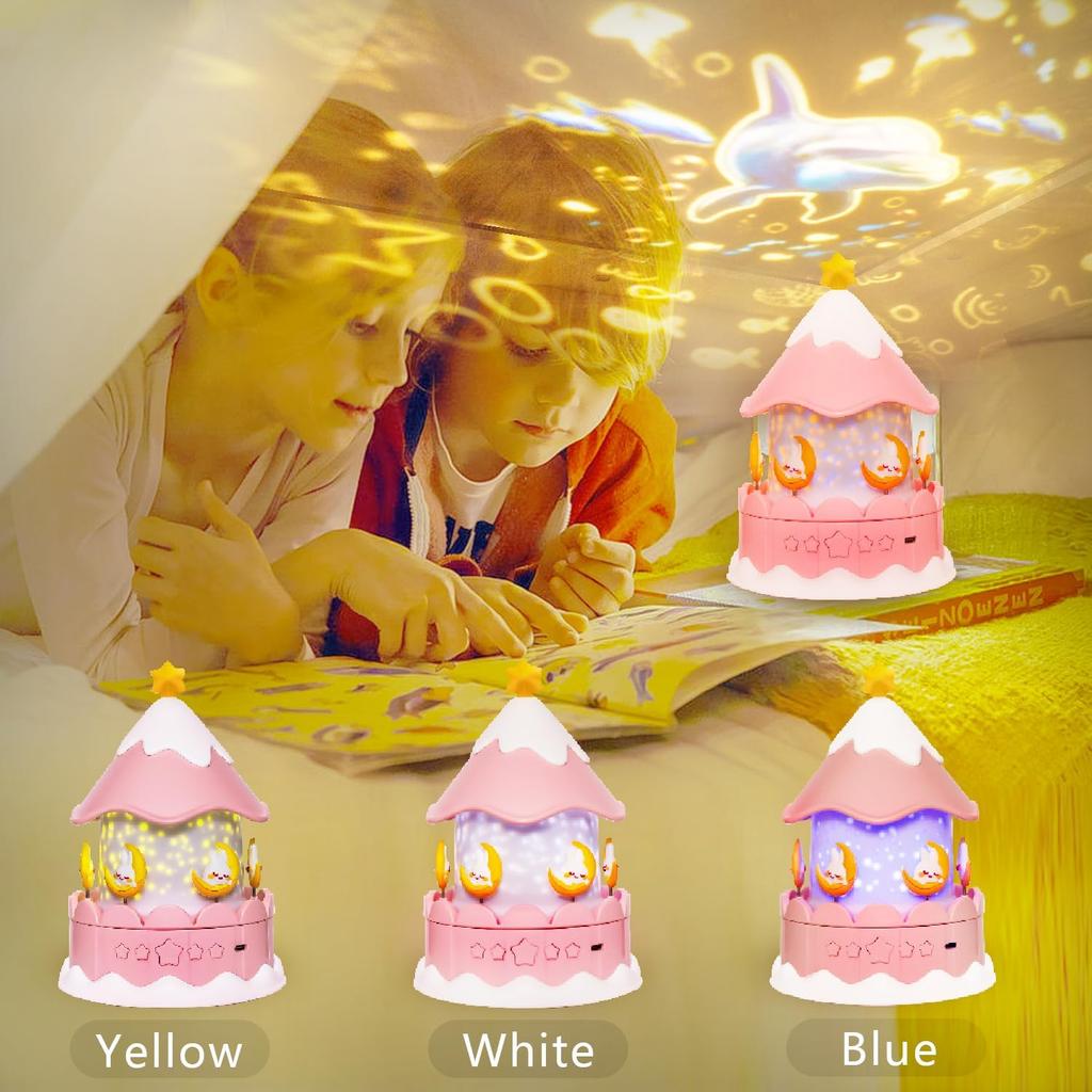 Star Galaxy Projector 21 in 1 Starry Sky Projector with 360° Rotating Timer Atmosphere Lamp for Kids Birthday Xmas Gifts Decor