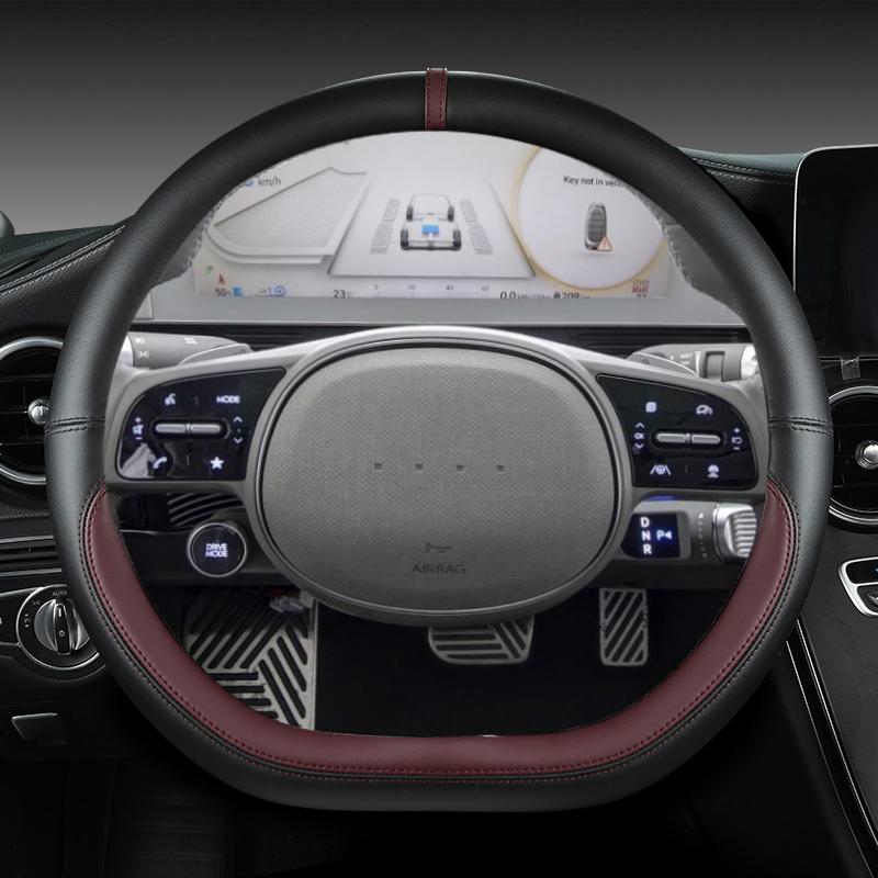 Für Hyundai ioniq 5 2016 2017 2018 2022 Auto Lenkradbezug D-Form PU-Leder Autozubehör