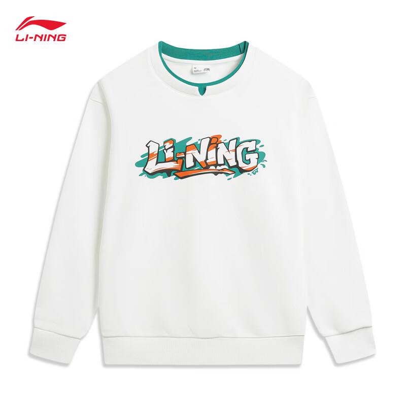 Li-Ning Unisex Youth Pullover Round Neck Sweatshirt YWDW239