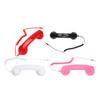 3.5mm Retro Phone Handset Vintage Wired Plug in Handheld Cell Phone Receiver with Microphone Speaker for Video Calls