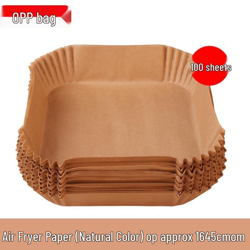 Air Fryer Oil Absorption Pad – High-Temp Resistant Silicone Baking Paper Separator.