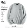Baleno Men's S&K Heavyweight Fleece-Lined Semi-High Collar Sweater