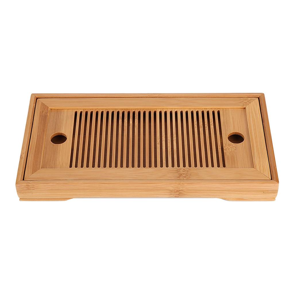 Bamboo Tea Tray Bamboo Tea Tray Chinese Gongfu Tea Mini Serving Table for Teahouse Home Gongfu Tea Tray Tea Serving Table