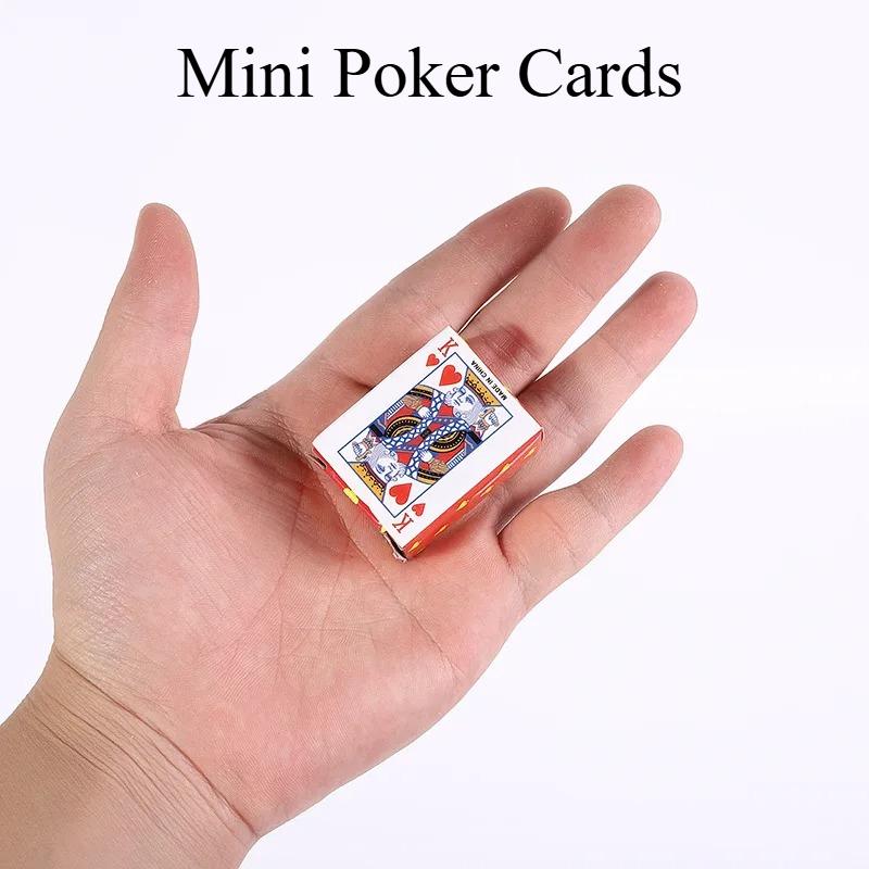 Interesting Mini Playing Cards, Cute Little Playing Cards, Travel Playing Cards, Creative Fingertip Playing Cards, Portable Single-Player Cards 1pc
