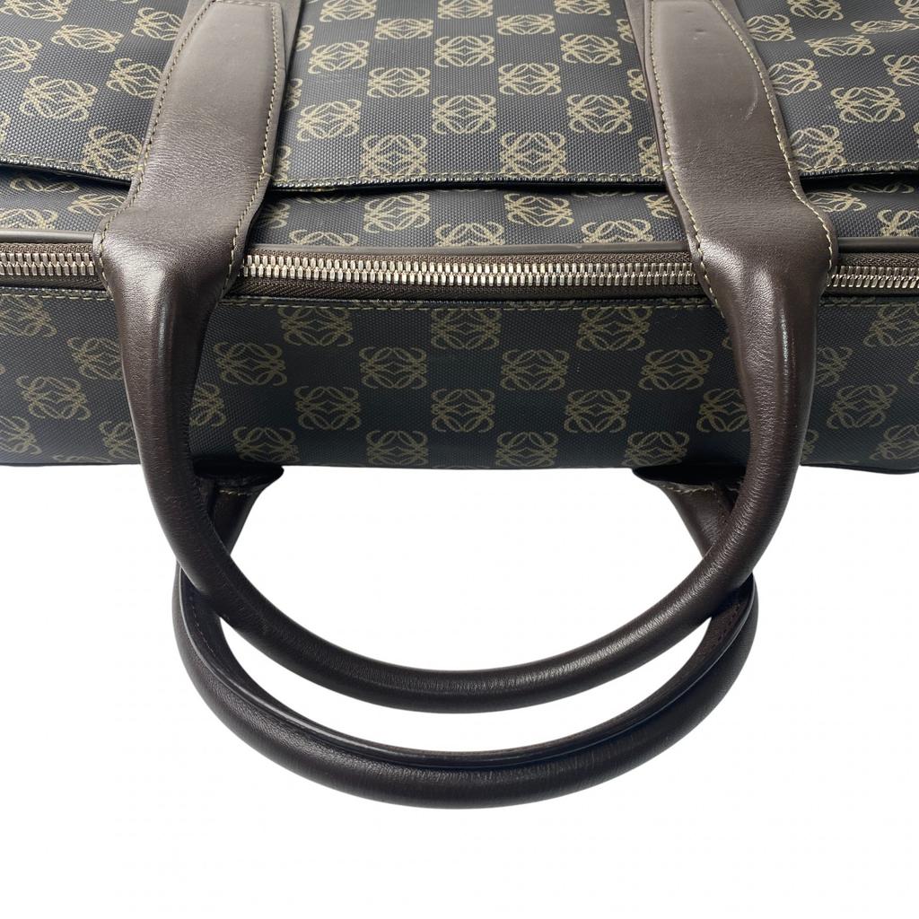 Bolso de negocios LOEWE usado PVC Marrón para hombre