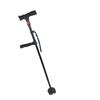 Double Handle Cane with Alarm & LED Light, Adjustable Walking Stick for Seniors, Elderly Crutch for Outdoor, Indoor Use - Foldable, Portable