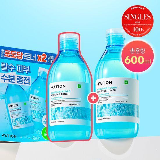 

FATION Glucose Hydro Essence Toner 300ml Double Plan (2 units)