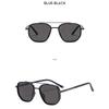 Women's Sunglasses, Men's and Women's Fashion Double-beam Metal Sunglasses, Driving Sunglasses