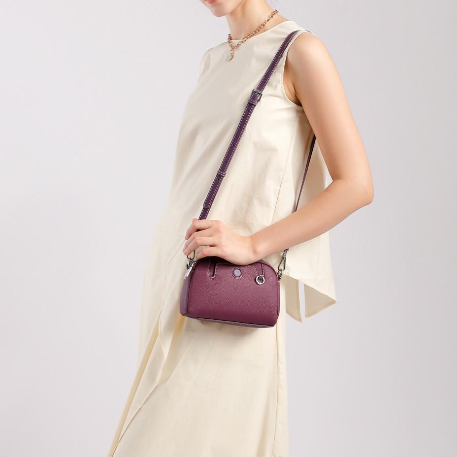 Leather Women'S Bag Fashion Mini Change Bag Mother Bag First Layer Cowhide Single Shoulder Versatile Messenger Women'S Bag