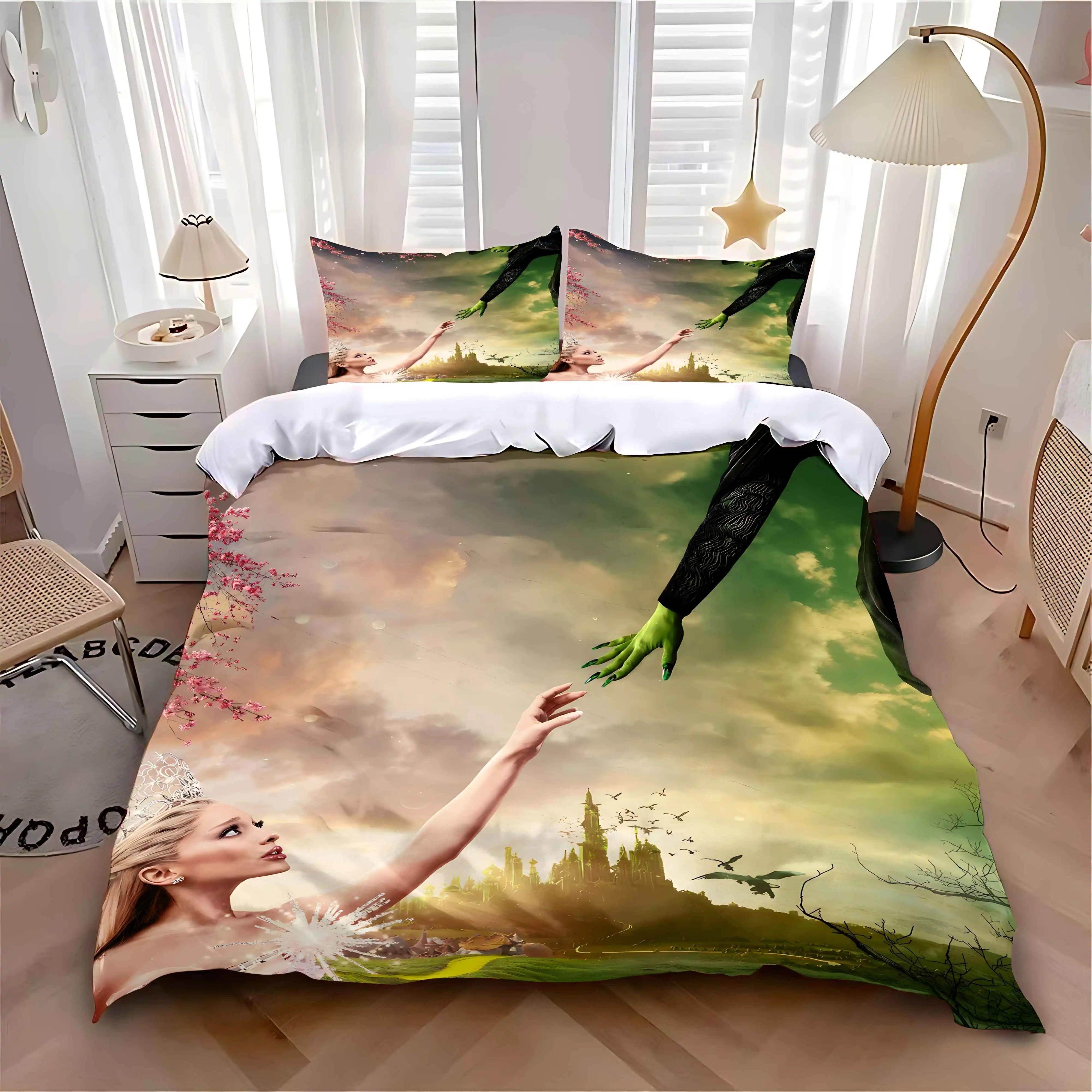 

Comforter Bedding Set Adult Boy Girl Bedroom Decoration Children Gift Single Double Large Size W-Wickeds M-Musicals Comforter (quilt)-EU Single(135*200cm)3pcs