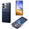 For Realme 14 5G Case Dual Card Slots PU Leather+Hard PC Phone Cover