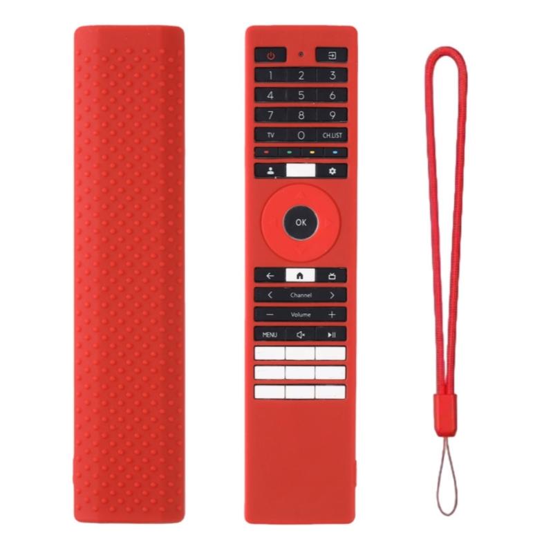Soft Remote Skin Thickened Remote Protectors Silicone Case Easy Carrying Case Silicone Texture Suitable for ERF3A98T