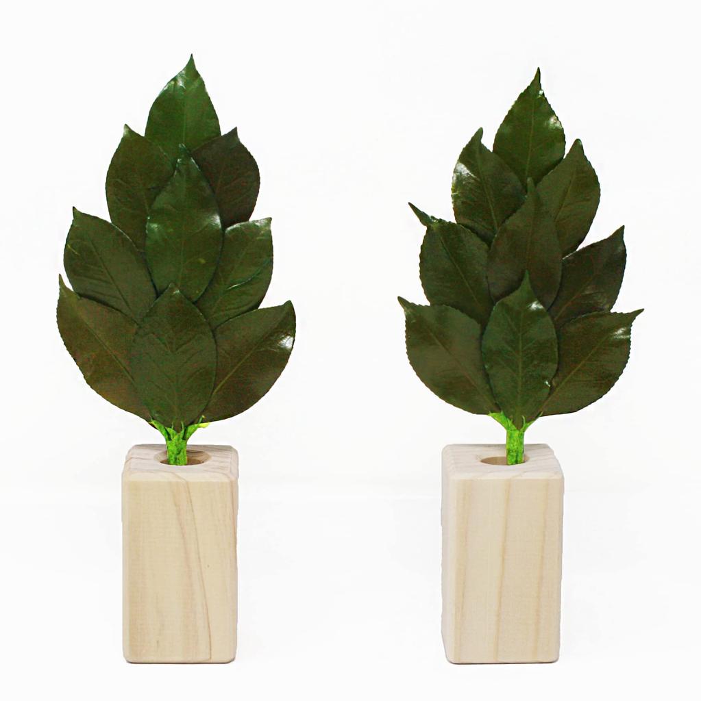 [A&K] Extremely Budget-Friendly Sakaki Trees, Mini Size, Made with Natural Japanese Sakaki Leaves, Perfect for Heat, Will Not Rot, No Replacement