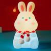 Rabbit Silicon Silicon Night Light Type-C Charging Colorful Remote Control Patches Following Sleeping