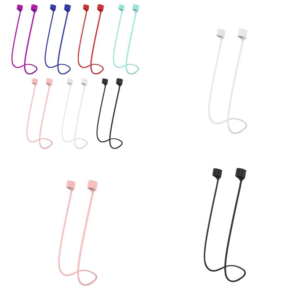 Airpods Silicone Magnetic Antiloss Strap For Apple Huawei Bluetooth Earphones With Diy Customization