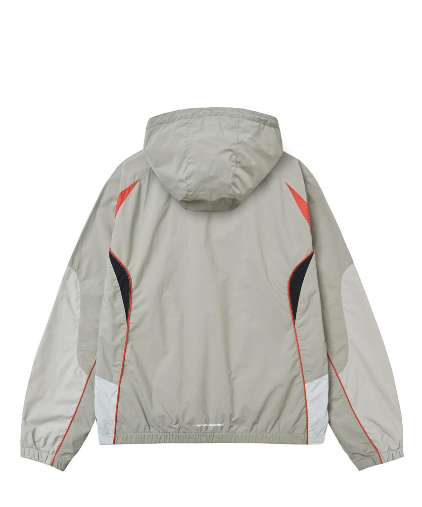 Phyps Motorcycle Nylon 2Way Track Windbreaker Greige