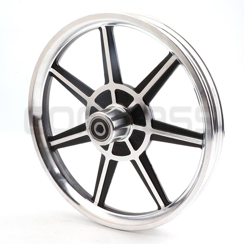 14x1.75 14 Inch Aluminum Alloy Wheel Rim Suitable for Electric Vehicle Motorcycle Scooter Folding Bicycle Tire Accessories белый
