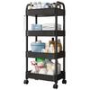 Rolling 4-Tier Storage Cart
