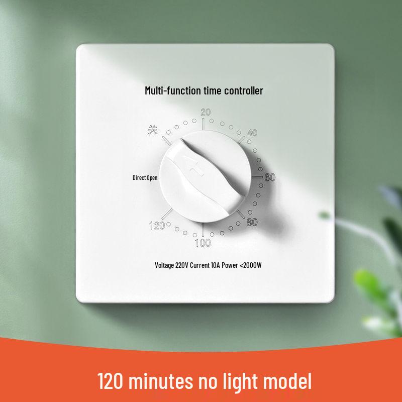 220V Mechanical Timer Switch Control for Water Pump - Automatic Power Off Socket Panel