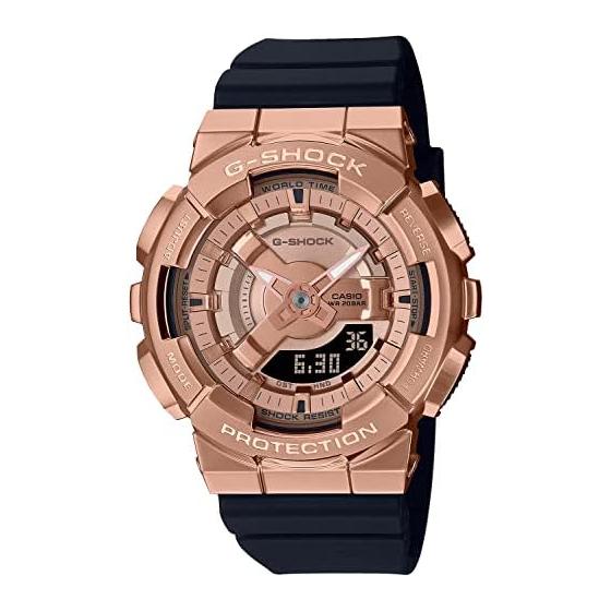 G-SHOCK [Casio] Watch G-Shock [Domestic genuine product] Mid-size model Metal covered GM-S110PG-1AJF Women s Black