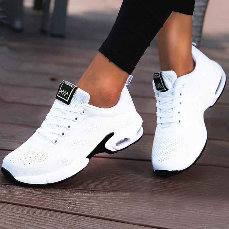 Women Outdoor Breathable Comfortable Athletic Sport Shoes Lightweight Mesh Sneakers