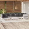 Day and Night - Day and Night Garden Furniture 8 Pieces with White Pine Wood Cushions