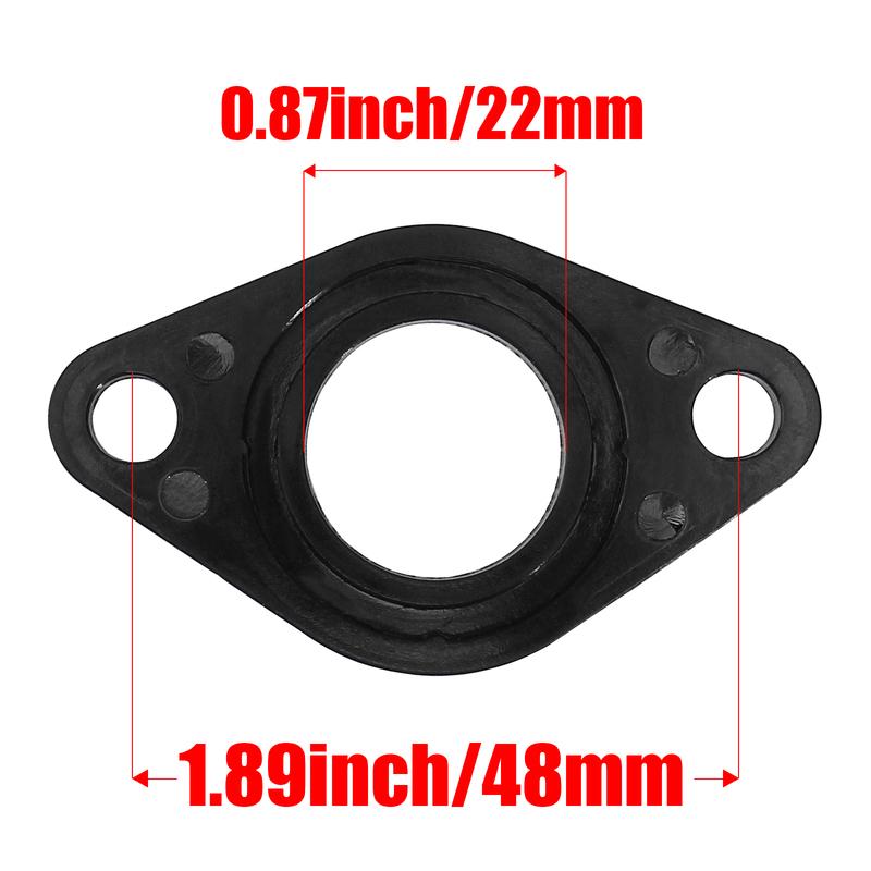 3Pc PZ22 22mm Carburetor Gasket 50cc 70cc 90cc 110cc 125cc 140cc 150cc 4-stroke Engine ATV Motorcycle Quad Scooter Go Kart Moped