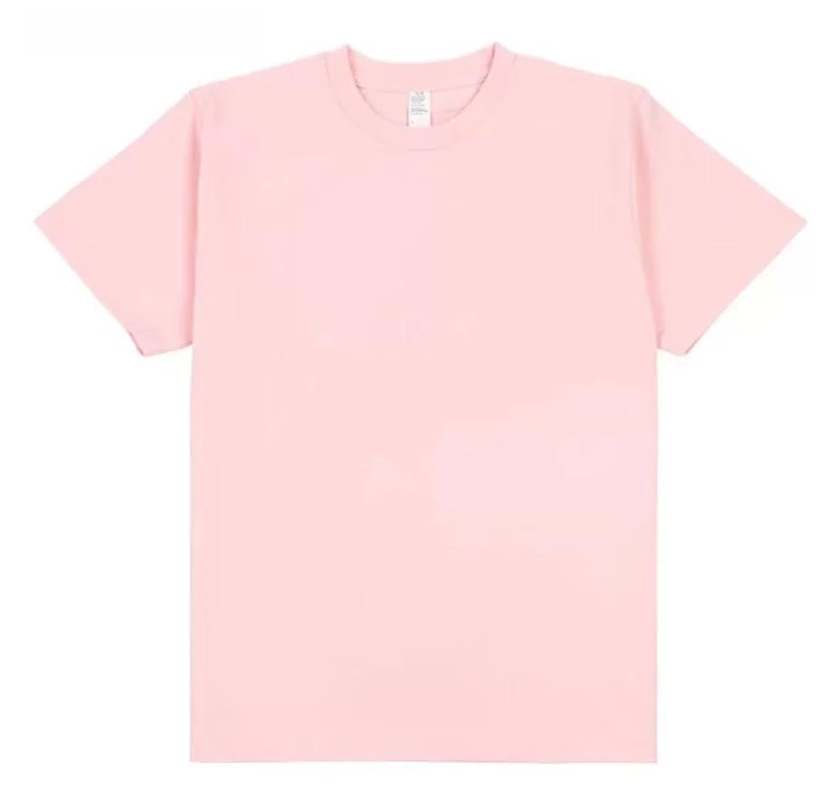 

Однотонная футболка с коротким рукавом 100% хлопок 250 г/м² Мужская и женская Летняя Тяжелая Однотонная Футболка с круглым вырезом и коротким рукавом Базовая 4XL